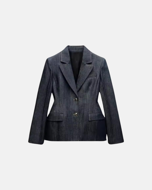 Siden Denim-Set