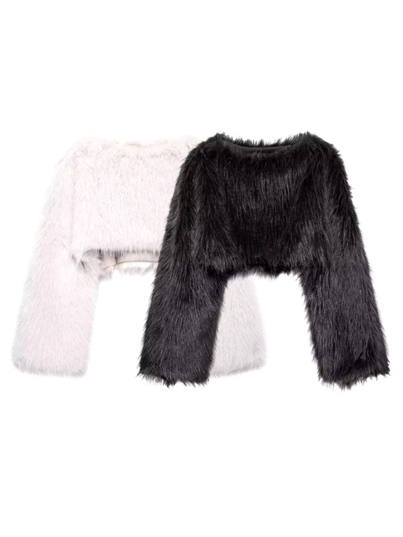Snowy Softness Cropped Sweater