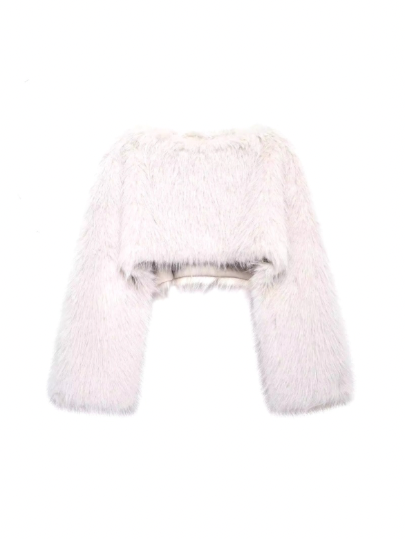 Snowy Softness Cropped Sweater