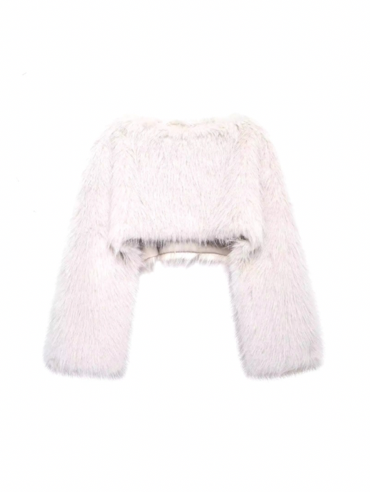 Snowy Softness Cropped Sweater