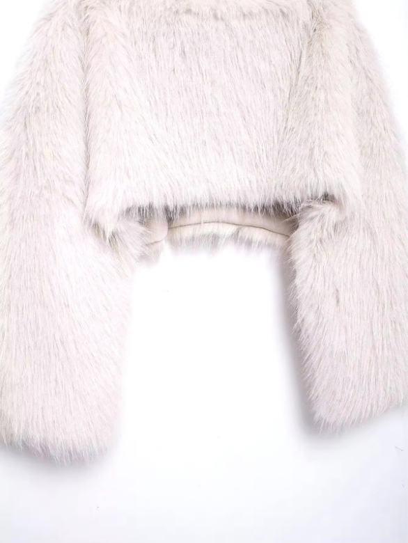 Snowy Softness Cropped Sweater